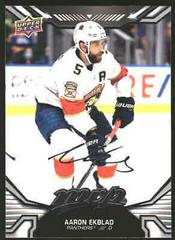 Aaron Ekblad [Silver Script] #120 Hockey Cards 2022 Upper Deck MVP Prices