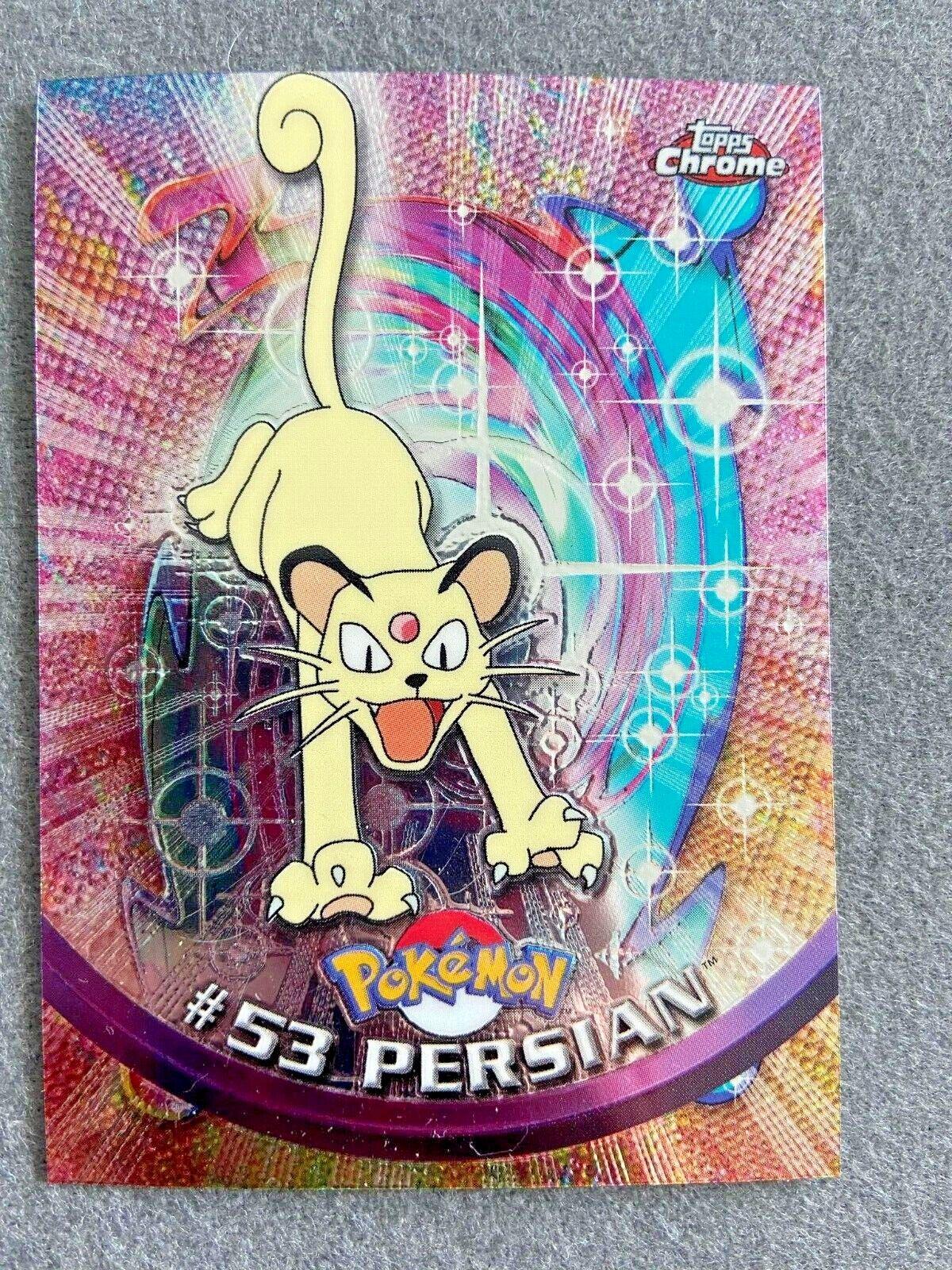 Persian #53 Pokemon 2000 Topps Chrome