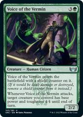 Voice of the Vermin [Foil] Magic Streets of New Capenna Prices