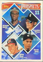 1994 Topps Derek Jeter Prospects | SS Prospects [Miller, Wilson, Jeter, Neal] Baseball Cards 1994 Topps Gold