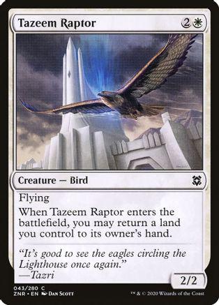 Tazeem Raptor [Foil] Magic Zendikar Rising