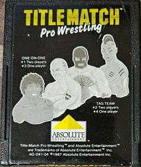 Cartridge - Absolute Entertainment | Title Match Pro Wrestling Atari 2600