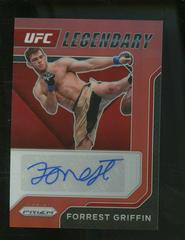 Forrest Griffin [Red] #LS-FGF Ufc Cards 2022 Panini Prizm UFC Legendary Signatures Prices