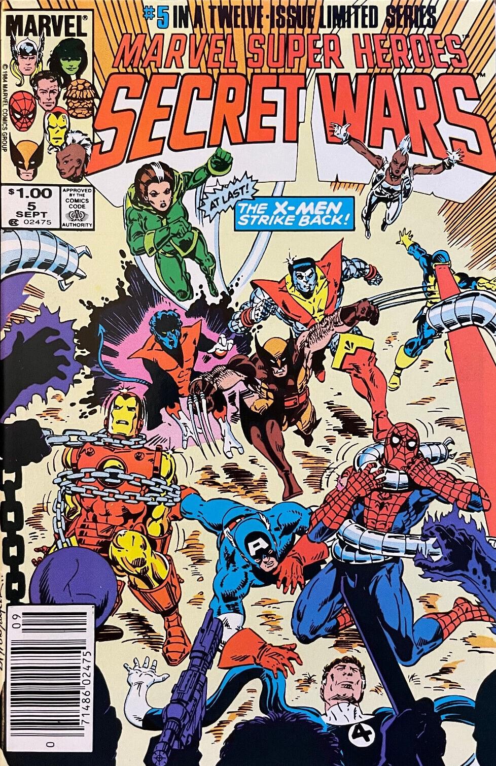 Marvel Super-Heroes Secret Wars [Canadian Price] #5 (1984) Comic Books Marvel Super-Heroes Secret Wars