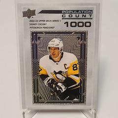 Sidney Crosby [1000] #PC-9 Hockey Cards 2022 Upper Deck Population Count Prices