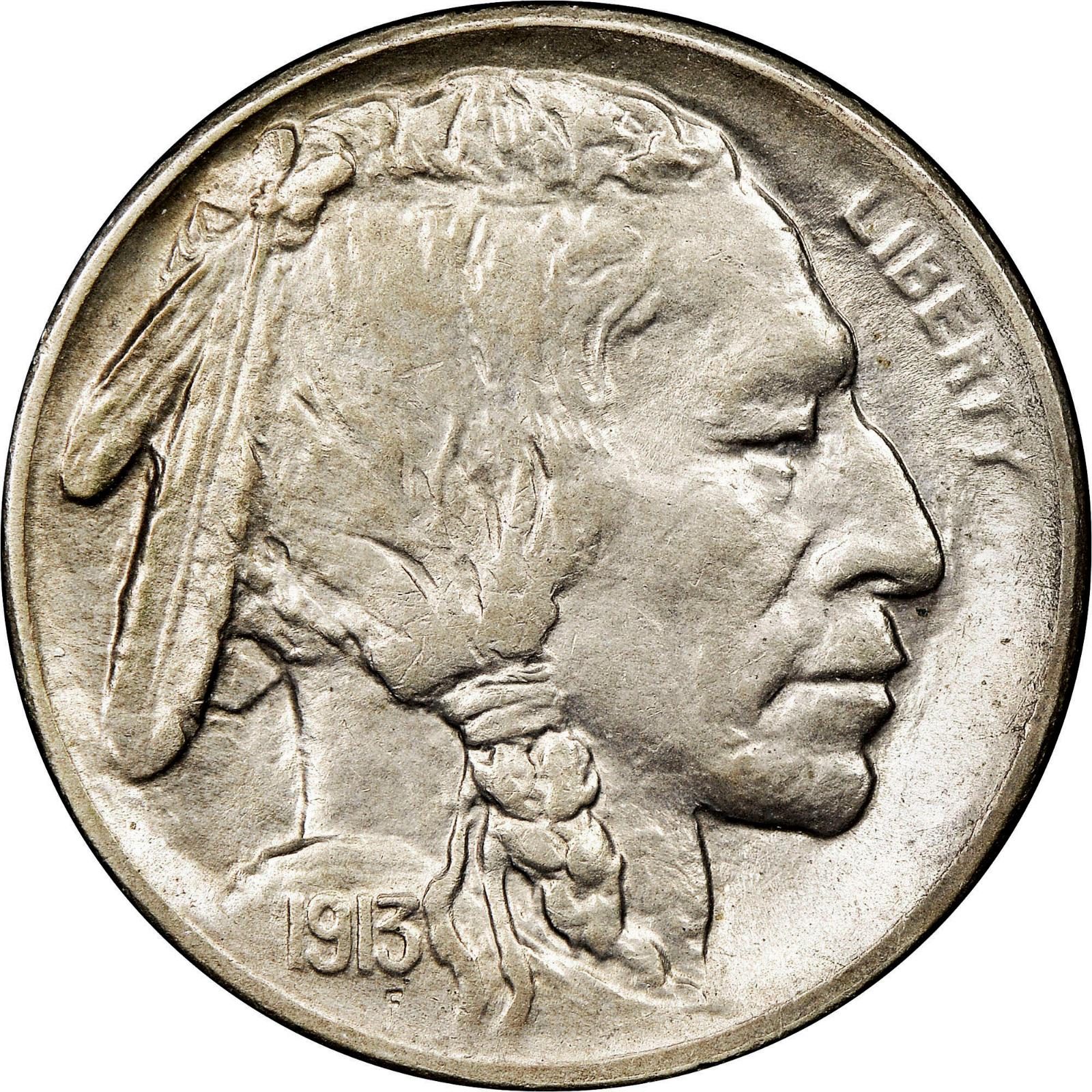 1913 S [TYPE 2] Coins Buffalo Nickel