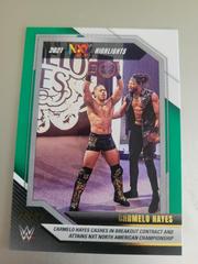 Carmelo Hayes [Green] #30 Wrestling Cards 2022 Panini NXT WWE 2021 Highlights Prices