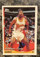 Andrew Lang #239 Basketball Cards 1993 Topps Prices