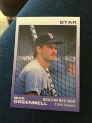 Mike Greenwell #8 Baseball Cards 1988 Star Prices