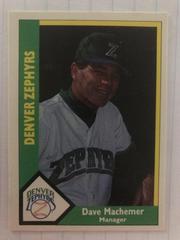 Dave Machemer #25 Baseball Cards 1990 CMC Denver Zephyrs Prices