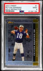 Peyton Manning [Gold Refractor] #1 Football Cards 2007 Topps Finest Prices