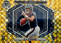 C. J. Stroud [Reactive Yellow] #ND-3 Football Cards 2023 Panini Mosaic NFL Debut Prices