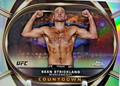 Sean Strickland #COU-12 Ufc Cards 2024 Topps Chrome UFC Countdown Prices