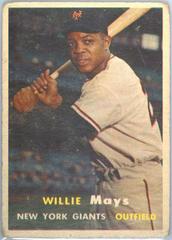 Willie Mays Baseball Cards 1957 Topps Prices