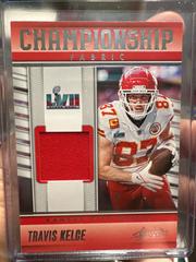Travis Kelce #CF-2 Football Cards 2023 Panini Absolute Championship Fabric Prices