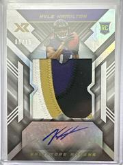 Kyle Hamilton [White] #RXA-KH Football Cards 2022 Panini XR Rookie Xcellence Autograph Swatches Prices