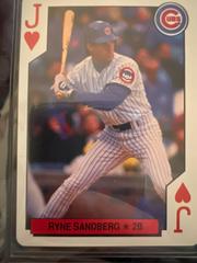 Ryne Sandberg [Jack of Hearts] Baseball Cards 1992 U.S. Playing Card All Stars Prices
