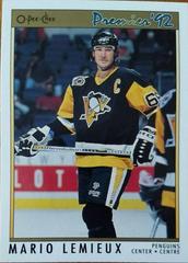 Mario Lemieux Hockey Cards 1991 O-Pee-Chee Premier Prices