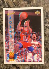 Michael Adams Basketball Cards 1993 Upper Deck Pro View 3-D Prices