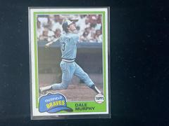 Dale Murphy Baseball Cards 1981 Topps Prices