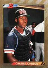 Charles Johnson [Foil] #661 Baseball Cards 1992 Bowman Prices