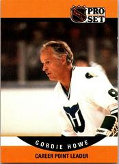 Gordie Howe #654 Hockey Cards 1990 Pro Set Prices