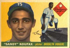 Sandy Koufax #123 Baseball Cards 1955 Topps Prices