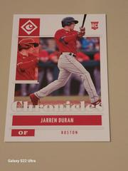 Jarren Duran Baseball Cards 2022 Panini Chronicles Prices