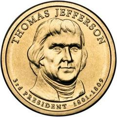 2007 P [THOMAS JEFFERSON] Coins Presidential Dollar Prices