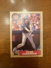 Ryne Sandberg #680 Baseball Cards 1987 Topps Prices