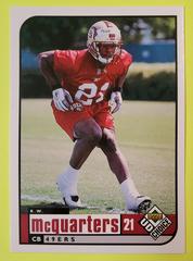 R. W. McQuarters Football Cards 1998 Upper Deck UD Choice Prices