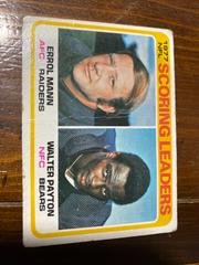 Errol Mann, Walter Payton [scoring leaders] #334 Football Cards 1978 Topps Prices