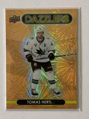 Tomas Hertl [Orange] Hockey Cards 2021 Upper Deck Dazzlers Prices