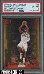 LeBron James #17 Basketball Cards 2003 UD Collectibles Freshman Season Prices