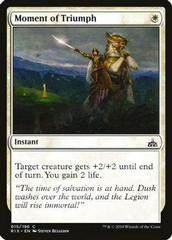 Moment of Triumph [Foil] Magic Rivals of Ixalan Prices