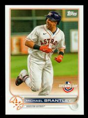 Michael Brantley #49 Baseball Cards 2022 Topps Opening Day Prices