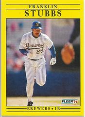 Franklin Stubbs #U-34 Baseball Cards 1991 Fleer Update Prices