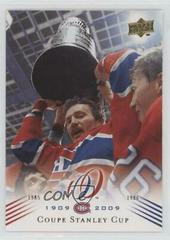 Coupe Stanley Cup Hockey Cards 2008 Upper Deck Montreal Canadiens Centennial Prices