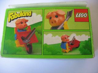 Percy Pig's Wheelbarrow #325 LEGO Fabuland