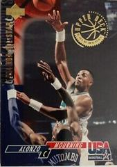 Alonzo Mourning [Gold medal] Basketball Cards 1994 Upper Deck USA Basketball Prices