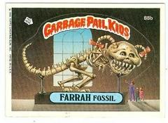 FARRAH Fossil 1986 Garbage Pail Kids Prices