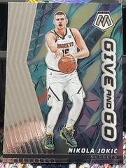 Nikola Jokic #15 Basketball Cards 2022 Panini Mosaic Give and Go Prices