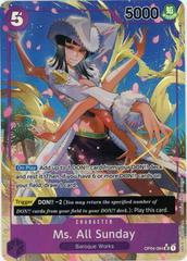 Ms. All Sunday [Alternate Art] OP04-064 One Piece Kingdoms of Intrigue Prices