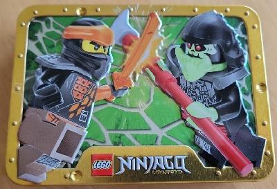 Cole vs. Bone Knight metal box #112326 LEGO Ninjago