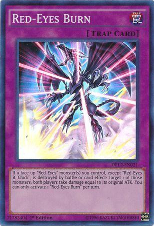 Red-Eyes Burn DRL2-EN021 YuGiOh Dragons of Legend 2