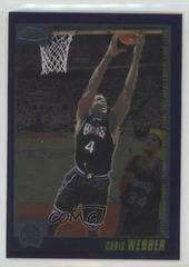 Chris Webber Basketball Cards 2000 Topps Chrome Preview Prices