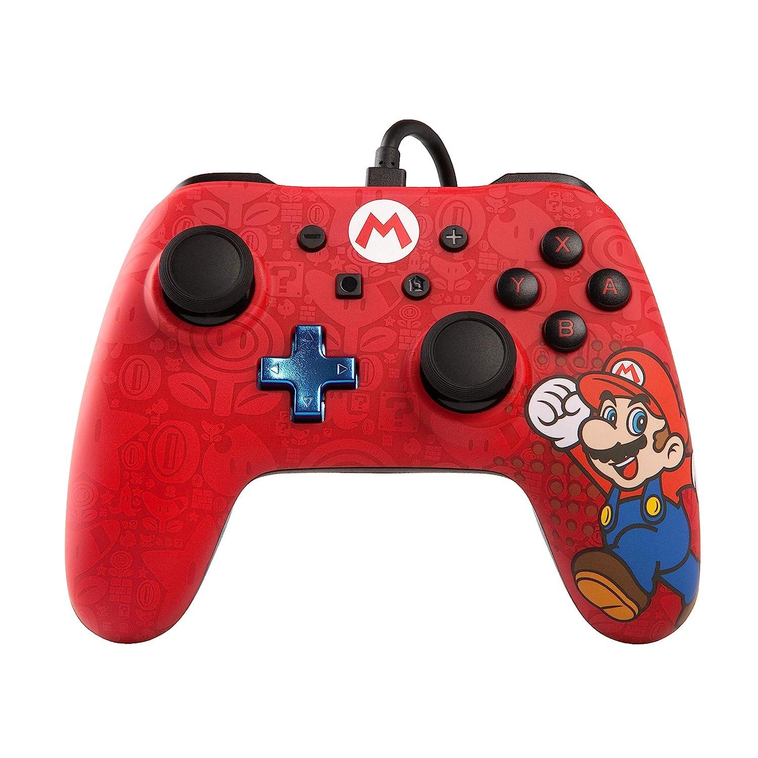 Super Mario Wired Controller [Red Character] Nintendo Switch