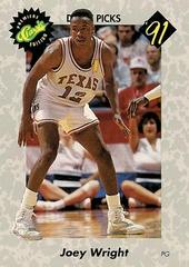 Joey Wright [Draft Picks Premiere Edition] #40 Basketball Cards 1991 Classic Draft Prices