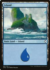 Island #291 Magic Commander Anthology Volume II Prices