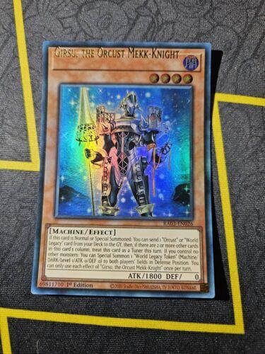 Girsu, The Orcust Mekk-Knight [Misprint] RA03-EN026 YuGiOh Quarter Century Bonanza